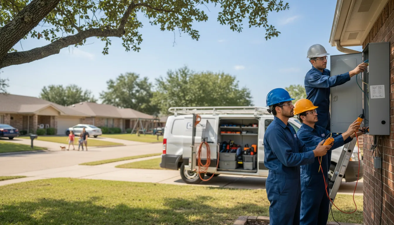 Certified electrician providing emergency electrical services in Jensen, UT